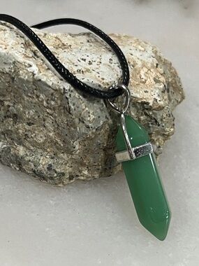 Green Aventurine Pendant Necklace